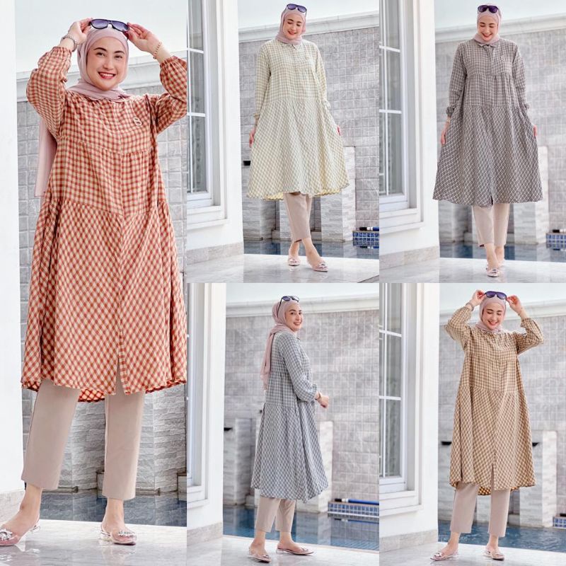 VALORA TUNIK KHAYLILA PREMIUM ORI GAGIL BY OVA BUSUI WUDHU FRIENDLY