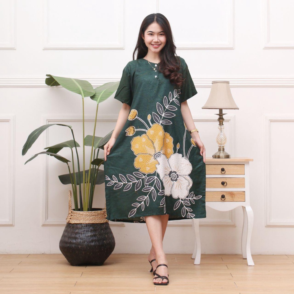 Daster Jumbo BELVA Daster Busui  Daster Cantik  Baju Tidur  Baju santai  Daster Batik