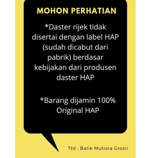 Daster Ibu Sambung HAP Rijek Sablon LD 116 - 120 Adem Busui (Harap Dibaca Sebelum Membeli) isb {GMB.