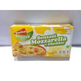 

Emina Cheese Mozza 165gr Keju Mozzarella & Cheddar