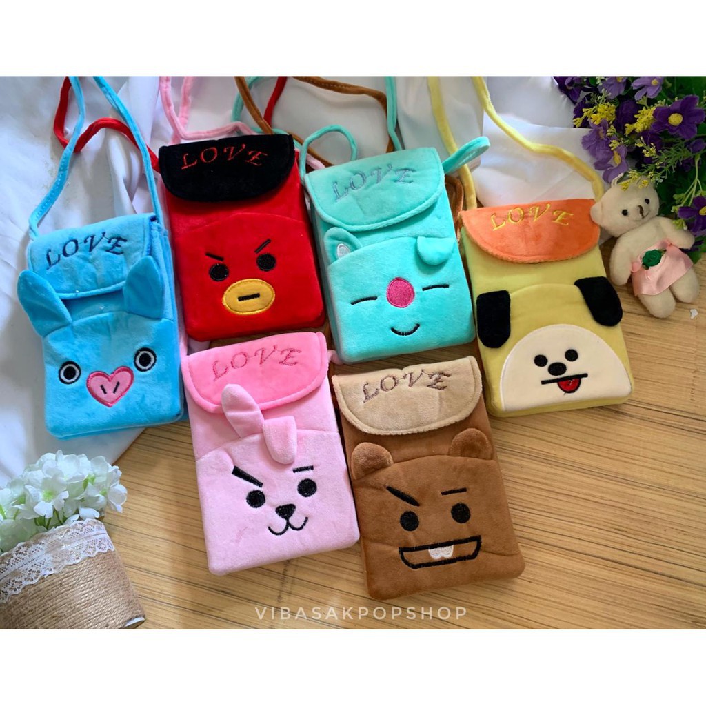 TAS SELEMPANG HP 2 RESLETING BTS IMPORT