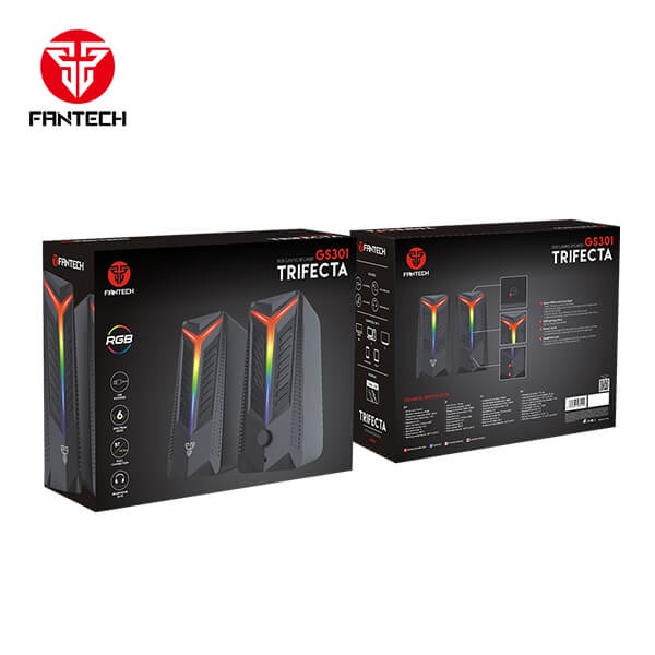 Fantech GS301 Trifecta RGB Dual Connection Gaming Speaker