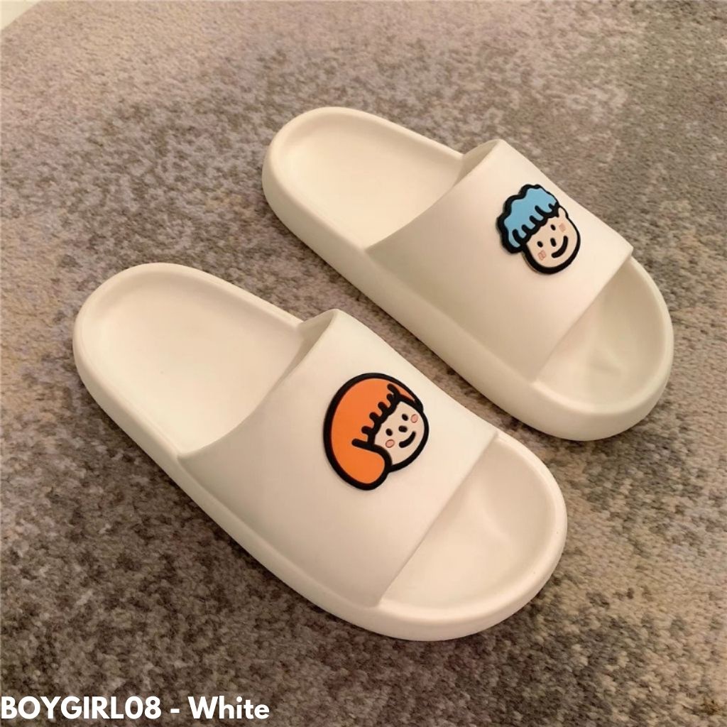 SANDAL SLIP-ON MOTIF BOY AND GIRL CUTE STYLE BAHAN RUBBER IMPORT COCOK PAKAI SEKELUARGA BOYGIRL08