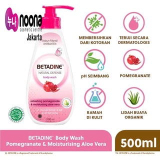 BETADINE NATURAL DEFENSE BODY WASH 500 M