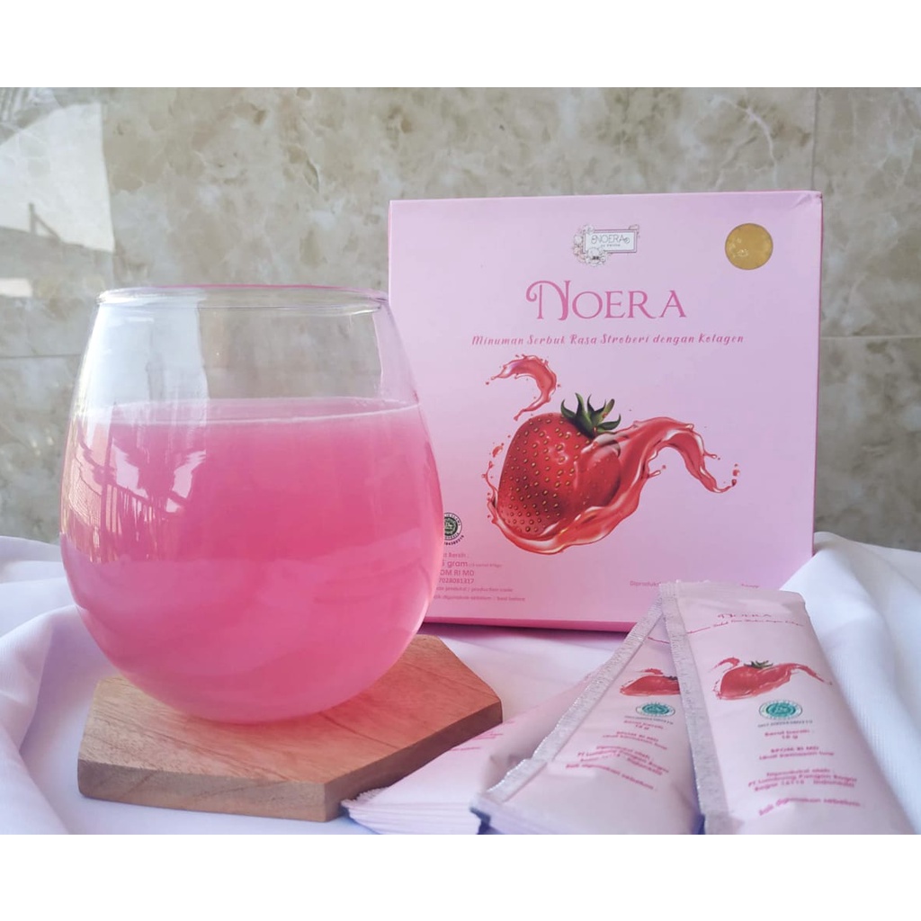 [BUY 1 GET 1 GIFT] READY ! SIAP KIRIM Noera Collagen Drink - Suplemen Pemutih Kulit Collagen BPOM