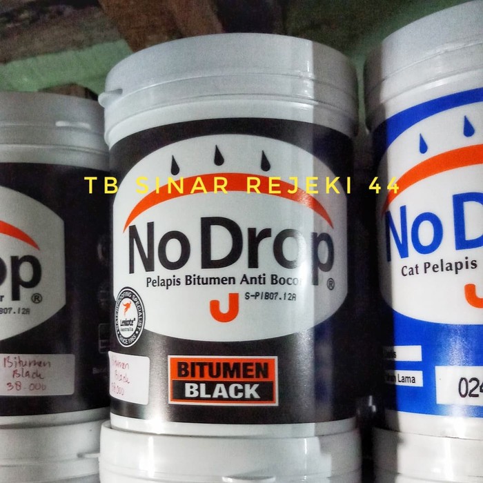  NO  DROP  BITUMEN BLACK 1 KG Cat Pelapis Bitumen Anti  Bocor  