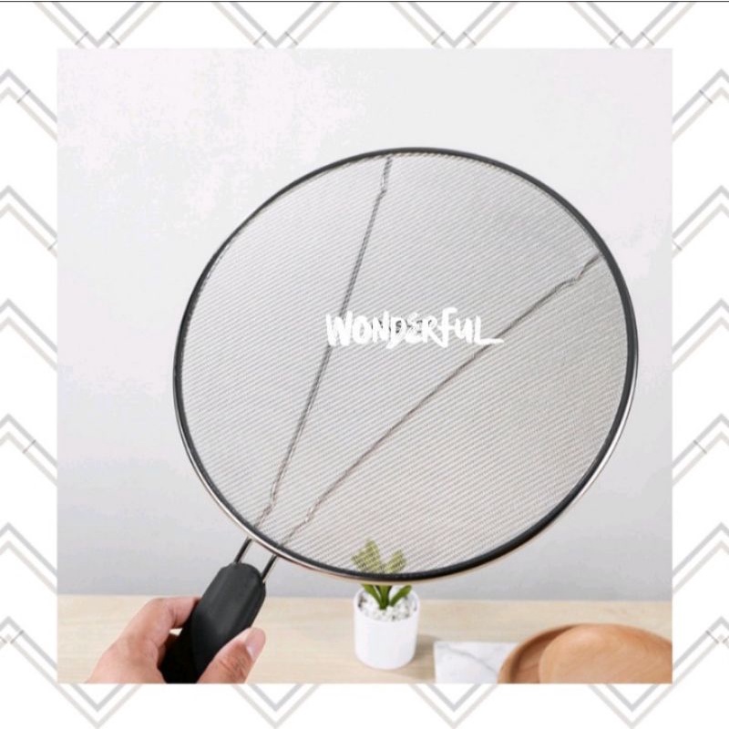 

Stainless Steel Oil Splatter Guard/ penghalang percikan minyak