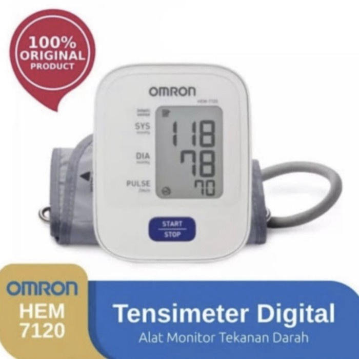 {candrastore} Omron Tensimeter Digital HEM 7120 / Alat Pengukur Tensi Darah Diskon