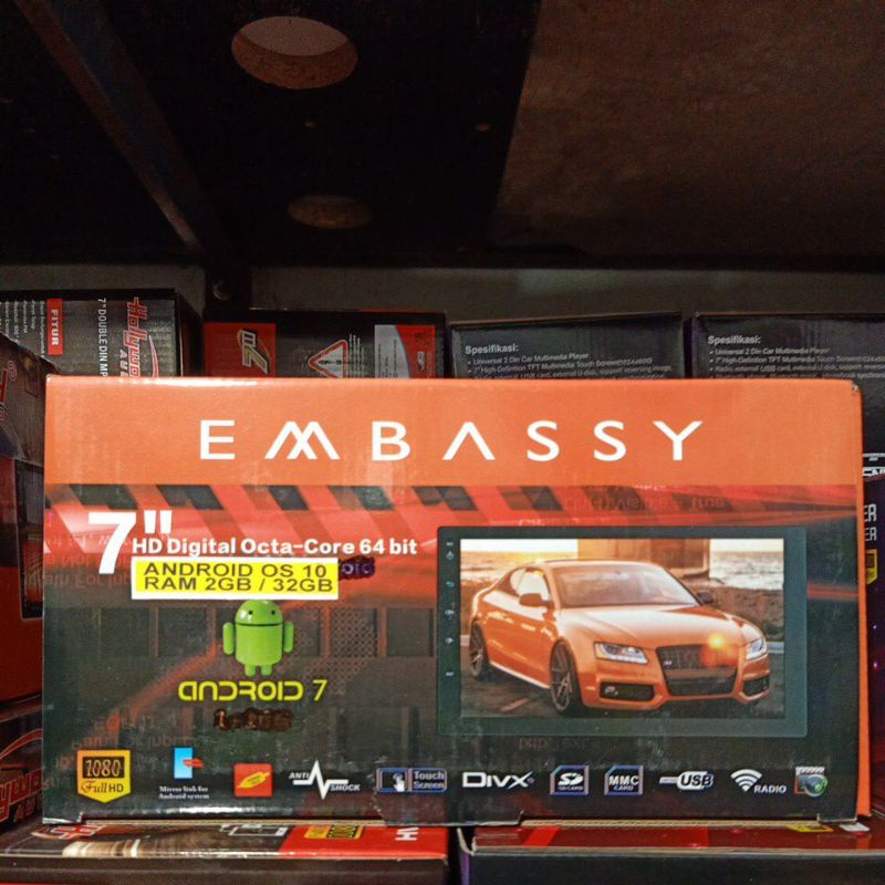 headunit 2din Android EMBASSY 7