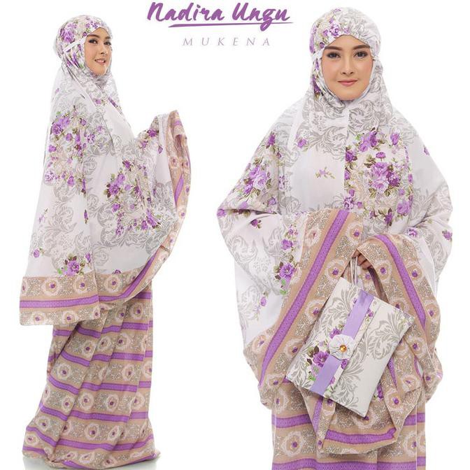 MUKENA BALI DEWASA NADIRA TAS PESTA UNGU