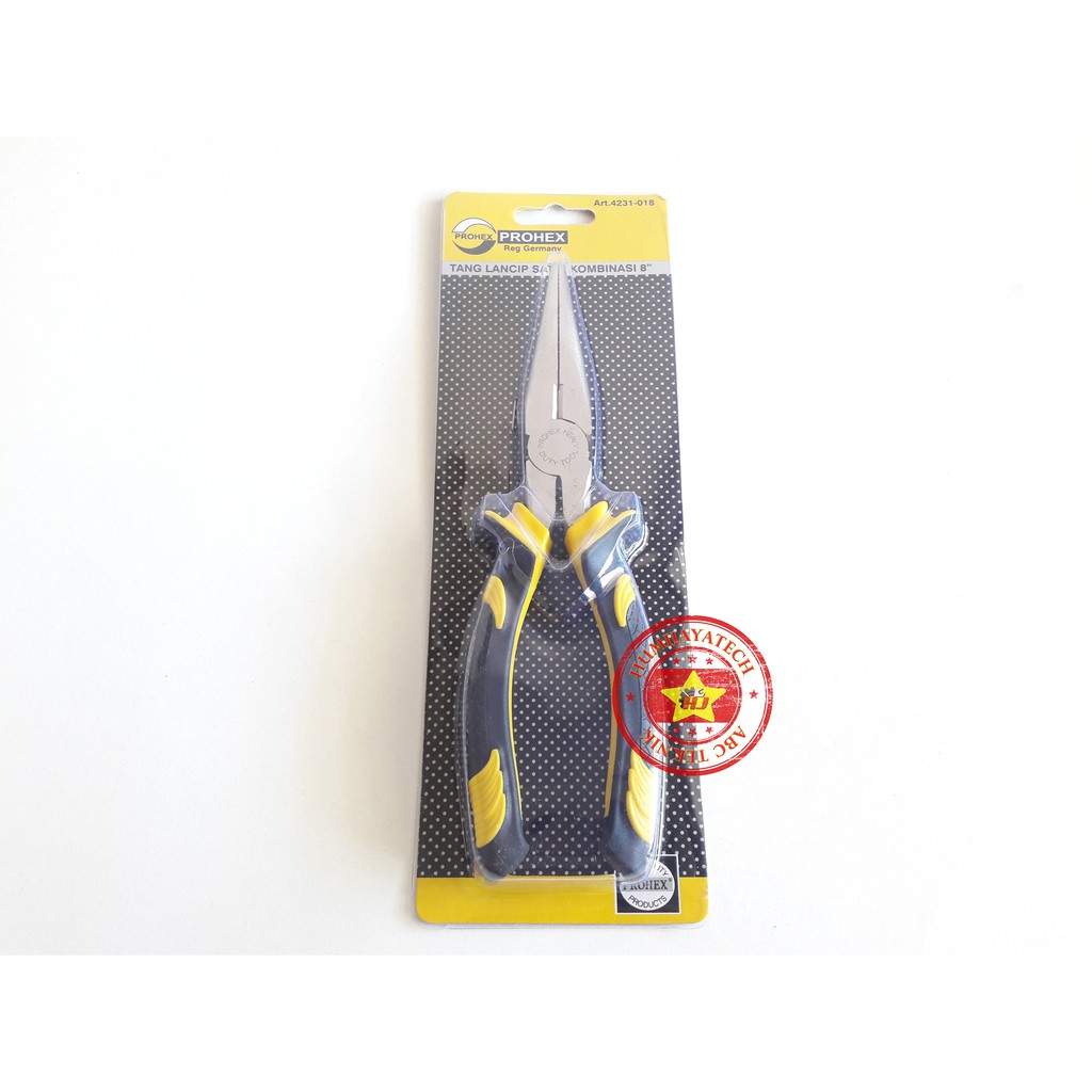 Tang Cucut 8" Prohex / Tang Lancip 8" Poles Satin Prohex / Tang Lancip