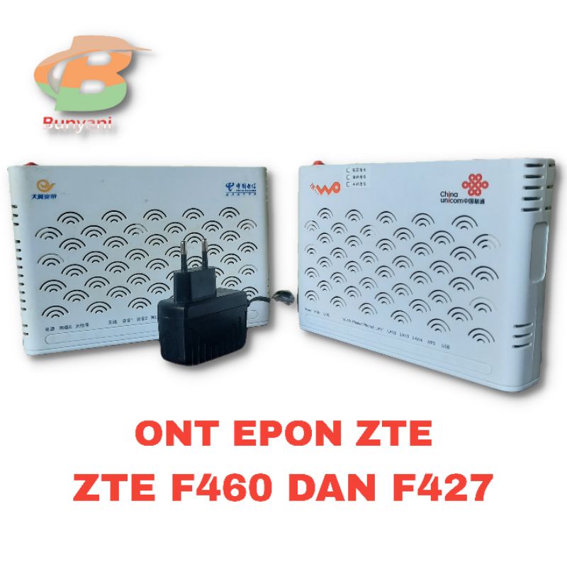 ONT EPON ONU ZTE ZXHN F460 DAN F427 ACCESS POINT WIRELESS WIFI BUKAN F660 F609 GPON ATAU XPON