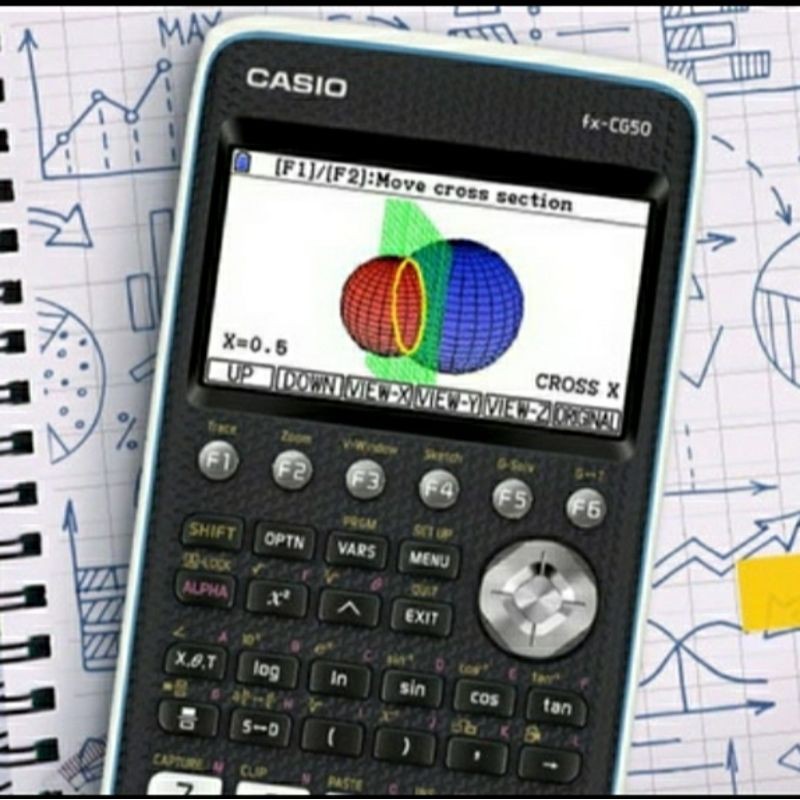 CASIO FX-CG50 Colour Grafik - Kalkulator Graphic Scientific/Ilmiah