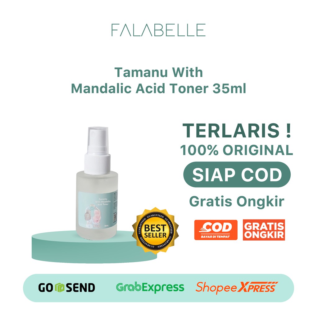 Falabelle Bundling menuju Glowing 1 ( Glow Mask,Tamanu with Mandelic Acid 35 ml , Serum Falabelle)