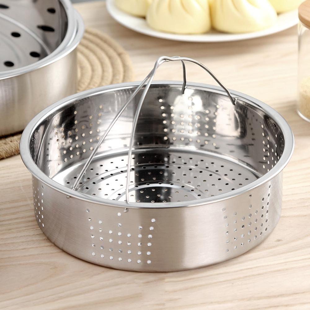 NICKOLAS1 Steamer Dimsum Pangsit Kompatibel Dengan Panci Alat Dapur Stainless Steel Basket Cage