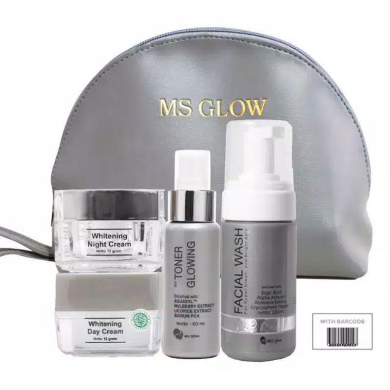 (PROMO) MS GLOW PAKET Whitening / Acne / Luminois / Ultimate