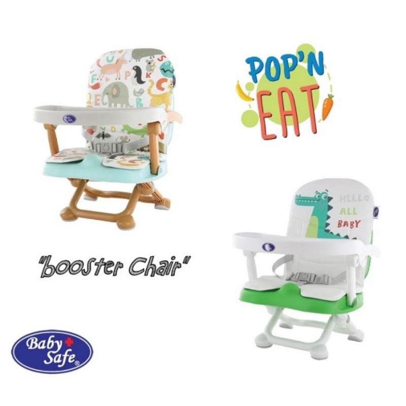 Baby Safe Pop'N Eat Booster Chair/Kursi Makan Bayi Anak Baby Safe