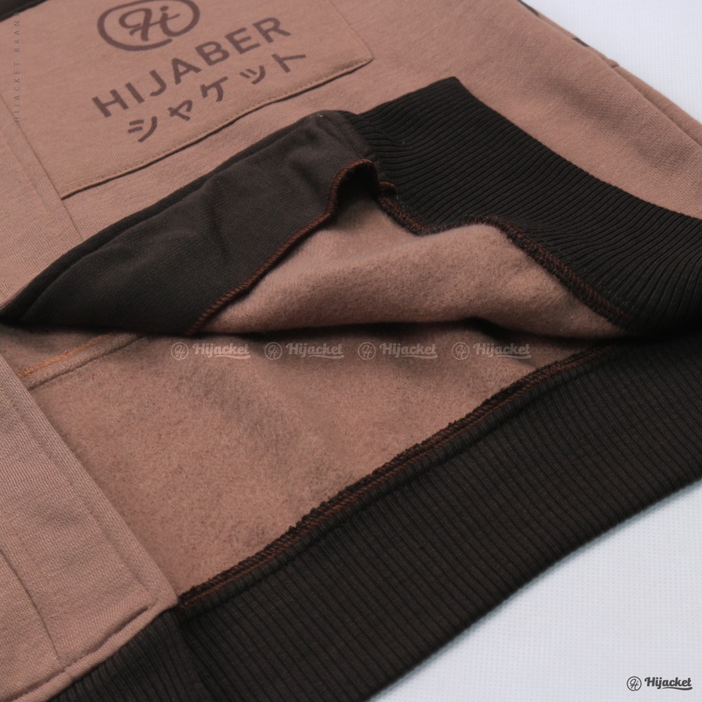 HIJACKET® ORIGINAL YUKATA BROWN JAKET WANITA JAKET MUSLIMAH HIJABER PERTAMA DI INDONESIA-5