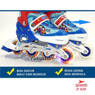  Sepatu  Roda  Anak dan Dewasa  Inline Skate Full Karet PU 