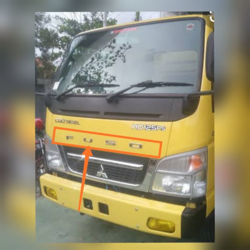 Emblem fuso chrome new canter