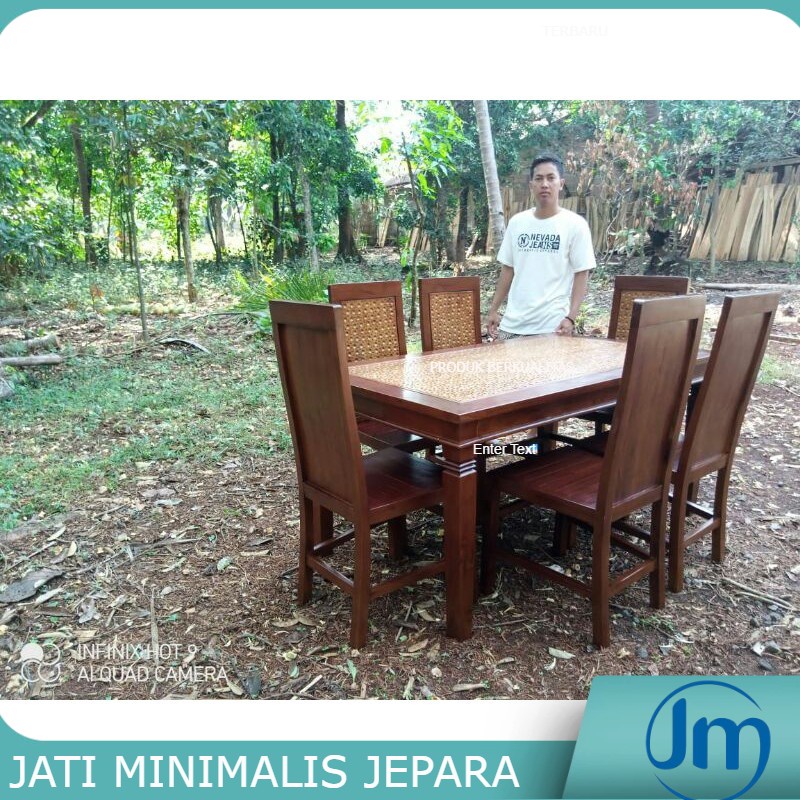 kursi makan meja makan kayu jati meubel jepara furniture furniture jepara