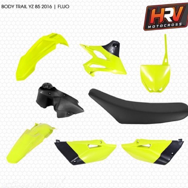 Spakbor depan HRV YZ 85 new Fluo Yellow