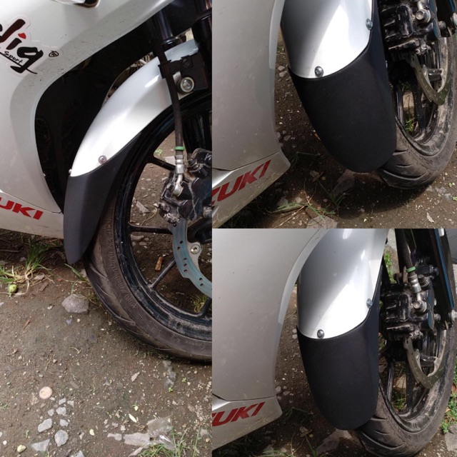 Sambungan spakbor gsx mudflap gsx 150 r sambungan spakbor gsx termurah