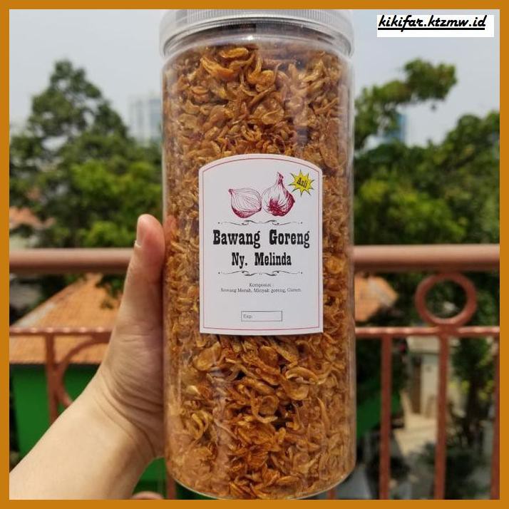 

Makanan-Kering- Bawang Goreng Original 500 Gram - Toples -Aneka.