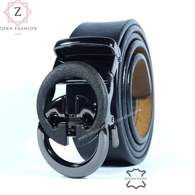 Harga Murah Banget Ikat Pinggang Pria / Gesper Import / Sabuk Kulit Model Rell P2 Original