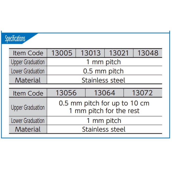 

RB SHINWA 13005 Penggaris Stainless Steel Lurus 15 cm Rule Hard Chrome JIS 150mm