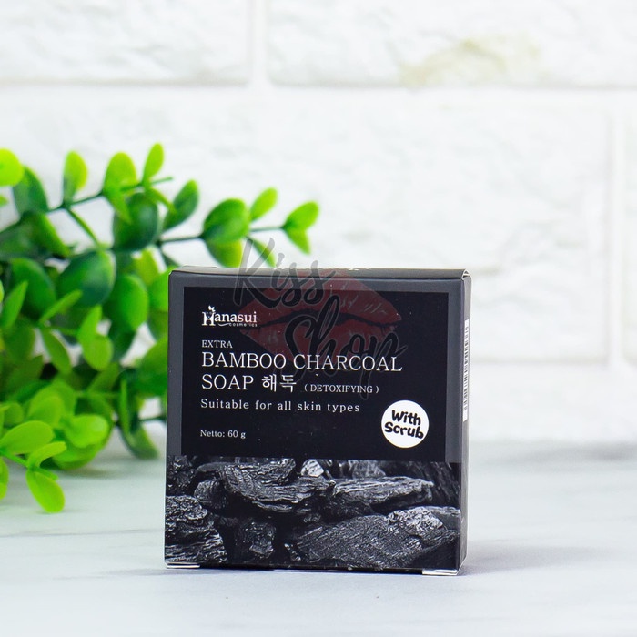 CS1- Hanasui Bamboo Charcoal Bar Soap 60gr