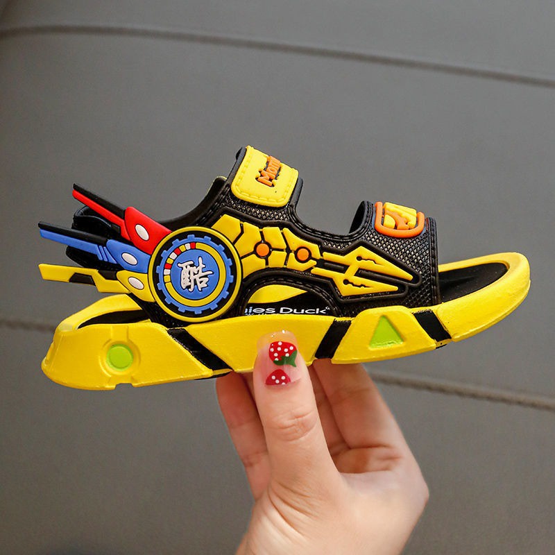 Minipetite SH2223 Sepatu Sendal Anak Robot Sendal Anak Laki Laki Sendal Anak Bahan Lembut dan Empuk Import Murah size 21-35