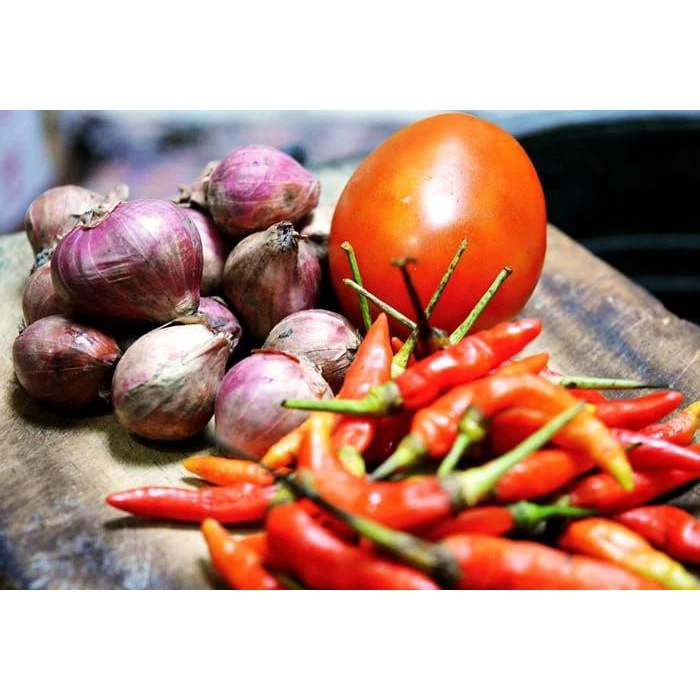 

500Gram PAKET SAMBALAN,BAWANG, MERAH/PUTIH, CABAI KERITING/RAWIT