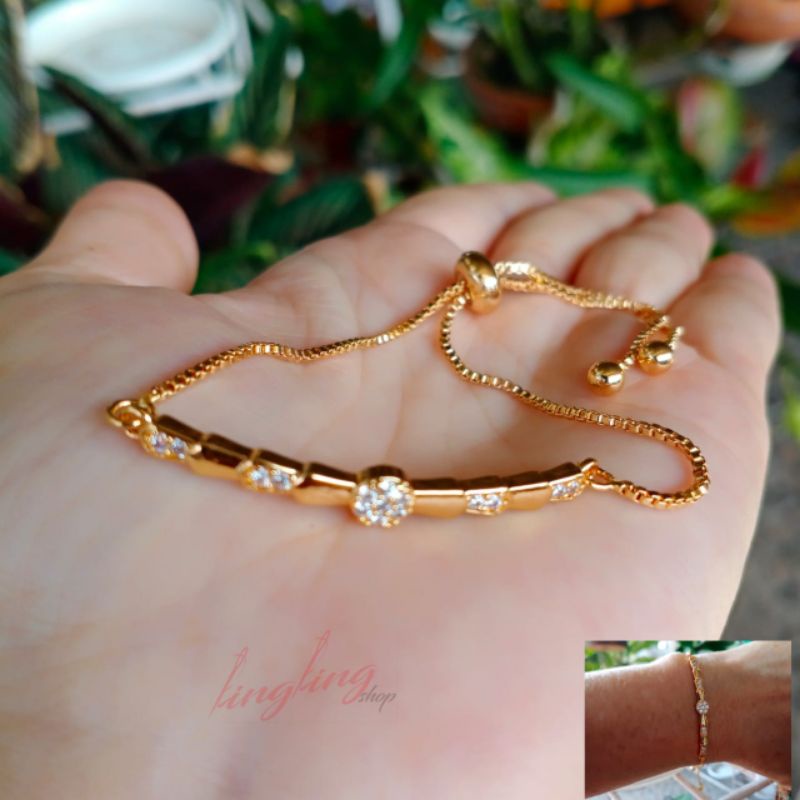 Gelang serut Xuping lapis emas//gelang serut Yaxiya jewelry