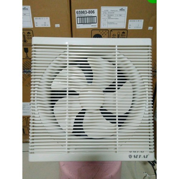 Sekai Exhaust Fan 12 Inch 30cm WEF-1290 WEF 1290 Hexos Ventilasi Ventilating Wallfan Wall Fan Kipas Angin Sedot