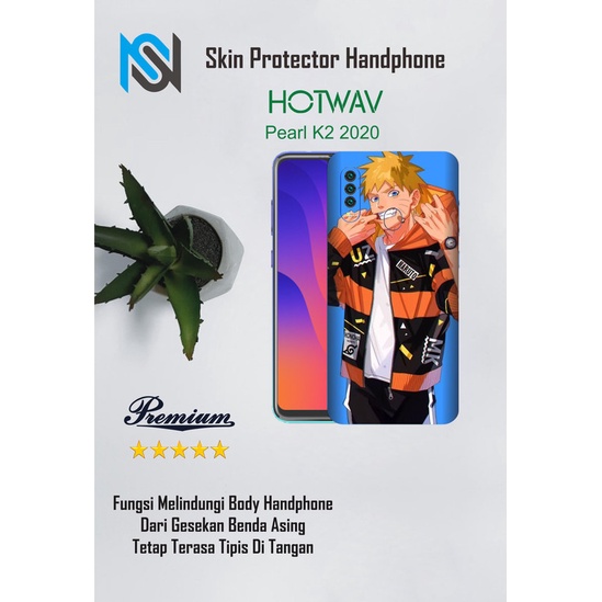 Isi 2pcs Garskin Hp Hotwav Pearl K2 2020 motif anime - Free Custom Motif