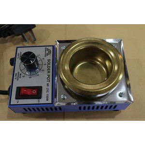 Solder Pot Diameter 5 cm with temperatur control 200 s/d 580 derajat Celcius