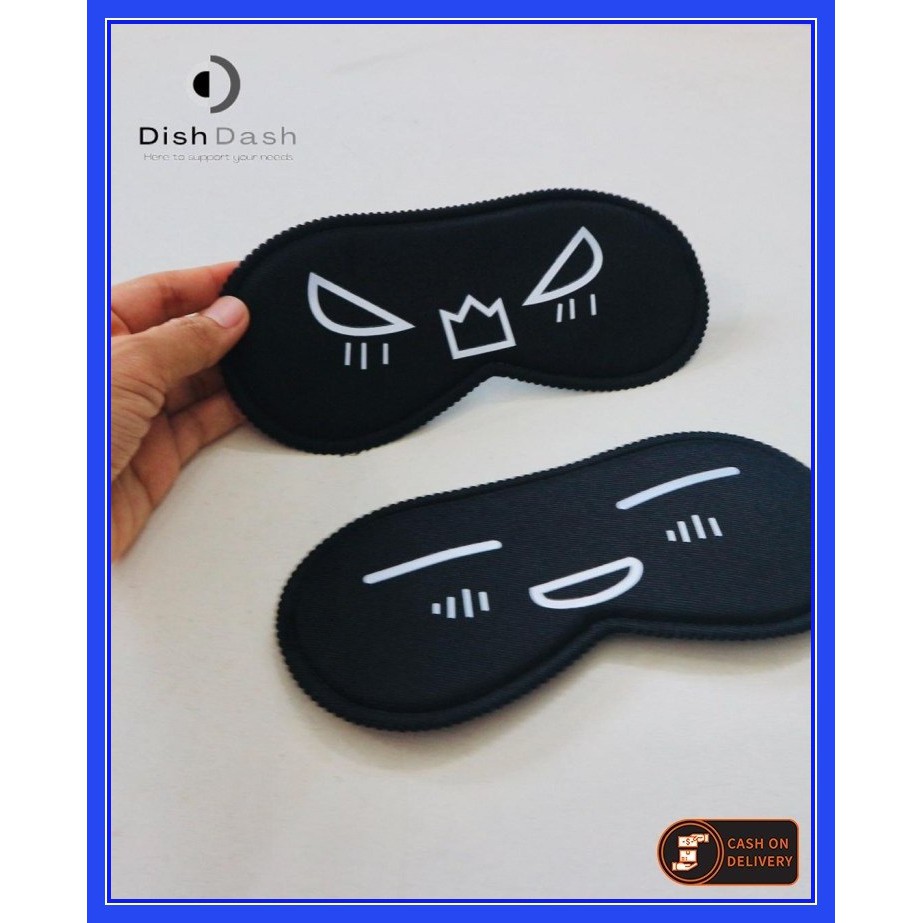 [BAYAR DI TEMPAT] 1 Pcs Penutup Mata Untuk Tidur Nyenyak / Sleeping Eye Mask For Traveling / Penutup Mata Model Smile Cute