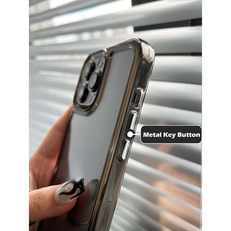 Hard Case Transparan cover iPhone 14 12 11 13 Pro Max 14 Plus XS MAX Case