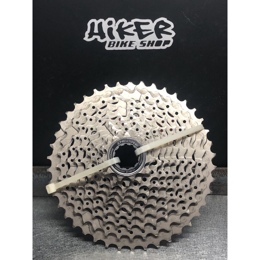 sproket gear belakang mtb seli sepeda lipar road shimano deore 4100 10speed 11-42T second