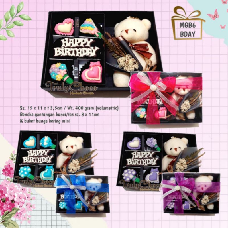 

kado / hadiah ulang tahun sahabat /pacar / teman coklat trulychoco MGB6 bday