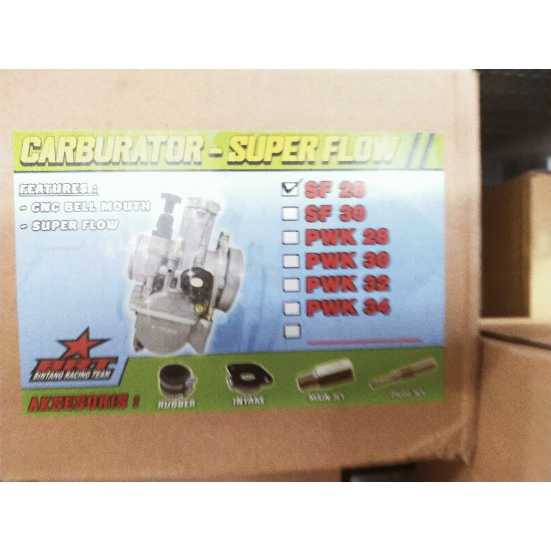 KARBURATOR BRT SF PE 28 PE 30 PWK 28 PWK 30 PWK 32 PWK 34 CARBURATOR SUPERFLOW ORIGINAL