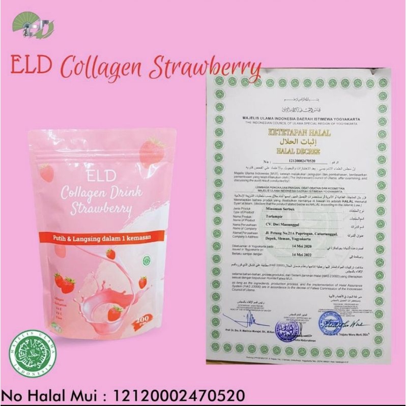 ELD COLAGEN DRINK STRAWBERRY