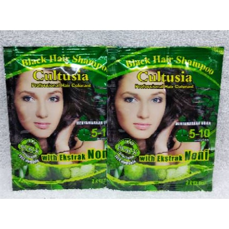 Cultusia Hair Color Black Shampo Original