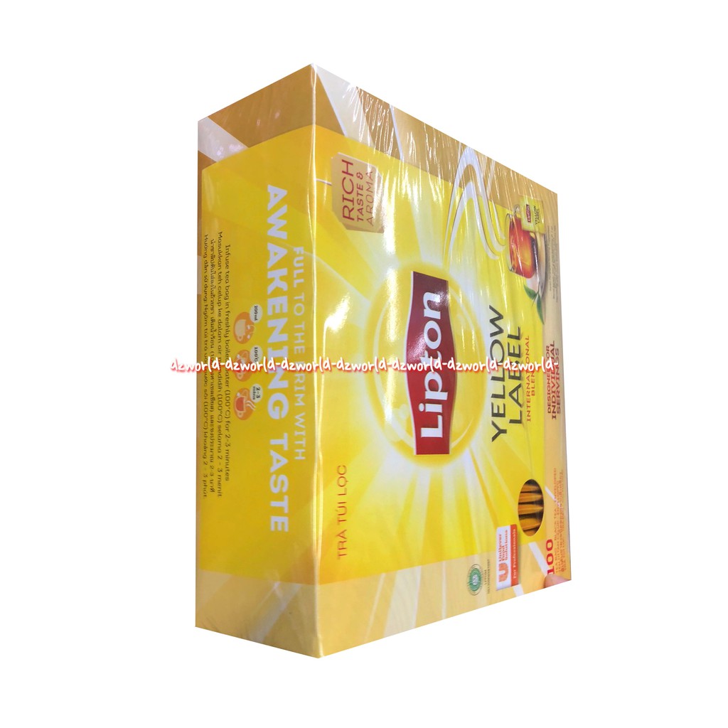 Lipton Yellow Label 100bag Lipton Teh Celup Yang Dapat Melarutkan Lemak Cocok Buat Yang Diet Detox Liptoon