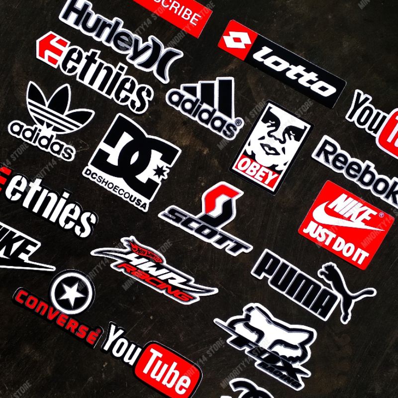 Stiker pack / sticker pack / stiker brand / stiker clothing / stiker band / stiker musik / stiker sablon / stiker distro / stiker racing