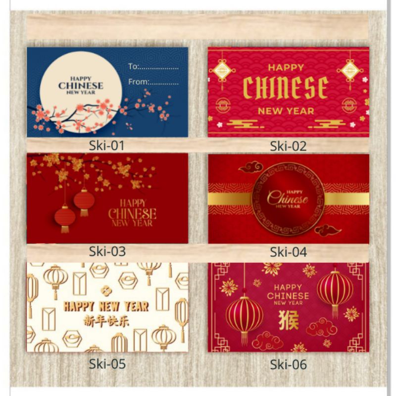 

[mp25] 30pcs stiker label Imlek segel box stiker label kemasan segel Hampers stiker imlek