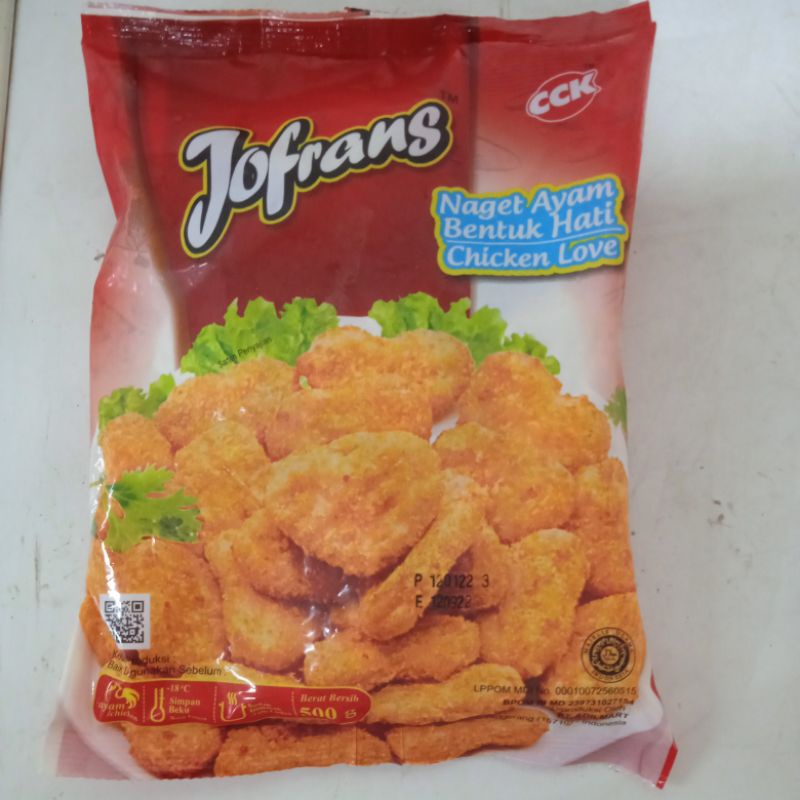 

Jofran nuget ayam 500gr