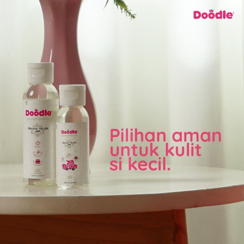 DOODLE - DOODLE MINYAK TELON DOODLE (WANGI GREEN TEA)-DOODLE EXCLUSIVE TELON OIL 60 ML - 100 ML