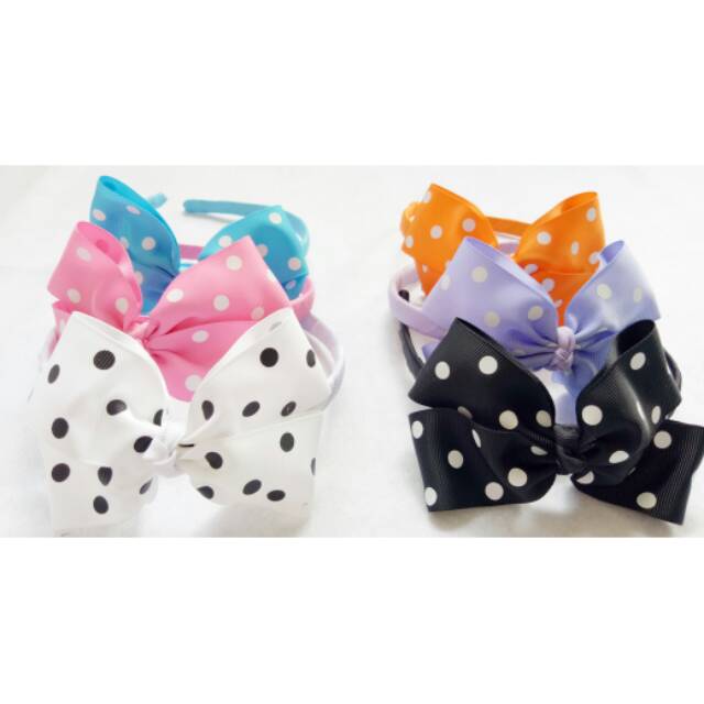 

Bando polkadot pita grosgrain import